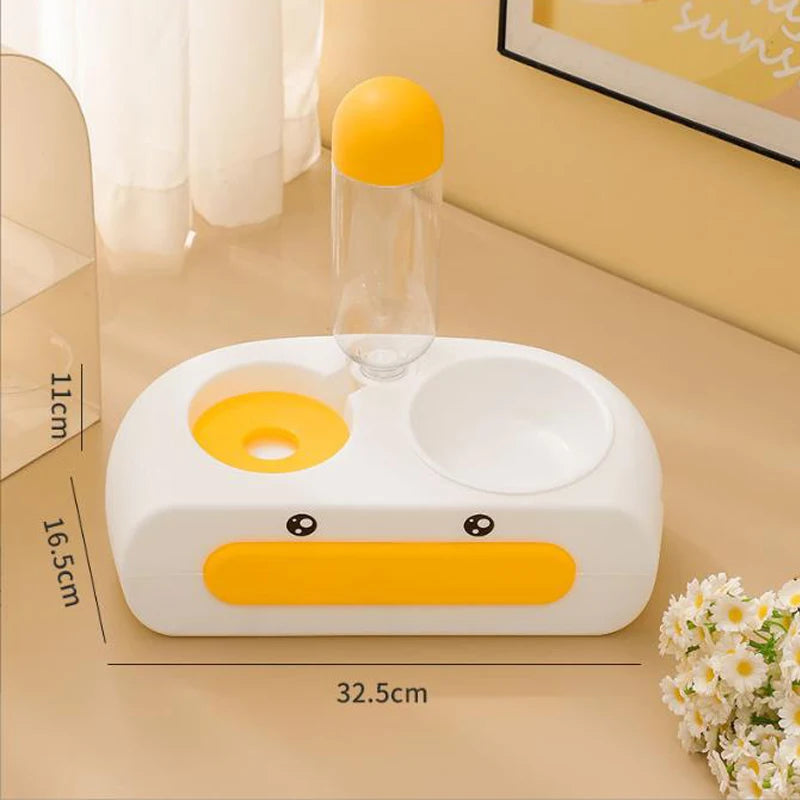 Charming Duck Dual Pet Bowl™