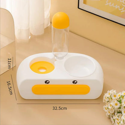 Charming Duck Dual Pet Bowl™