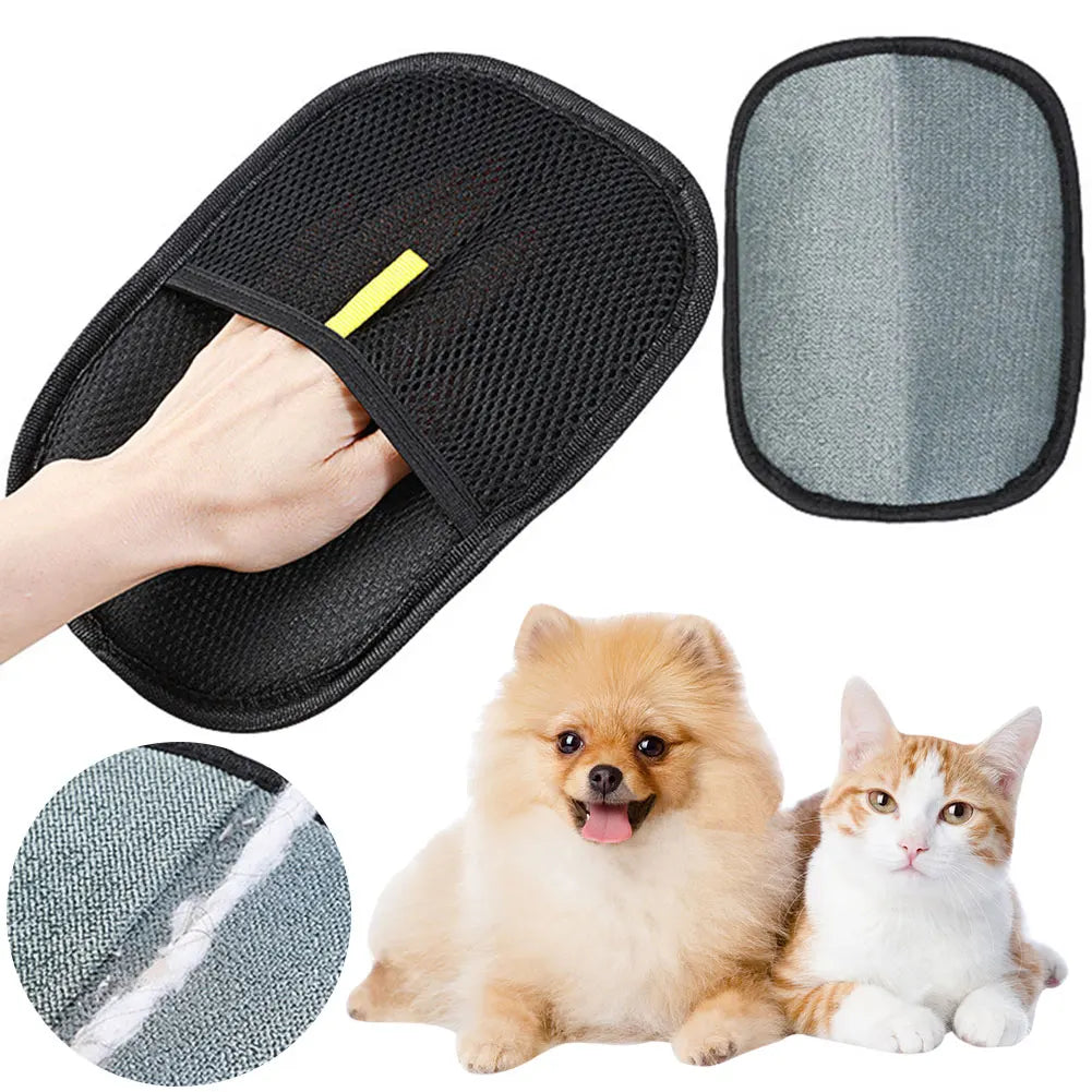 Gentle Grooming Gloves for Pets™